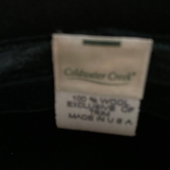 winter black felt hat - Picture 3 of 3